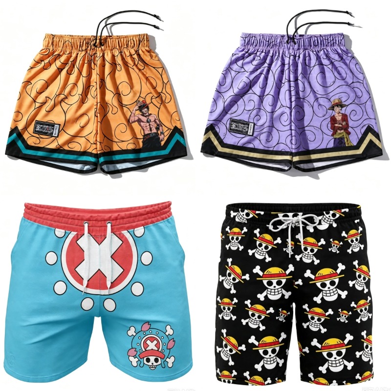 원피스 남성용/남아용 여름용 비치 반바지, 루피, 밀짚 - Boyshort Underwear 리뷰 및 가격